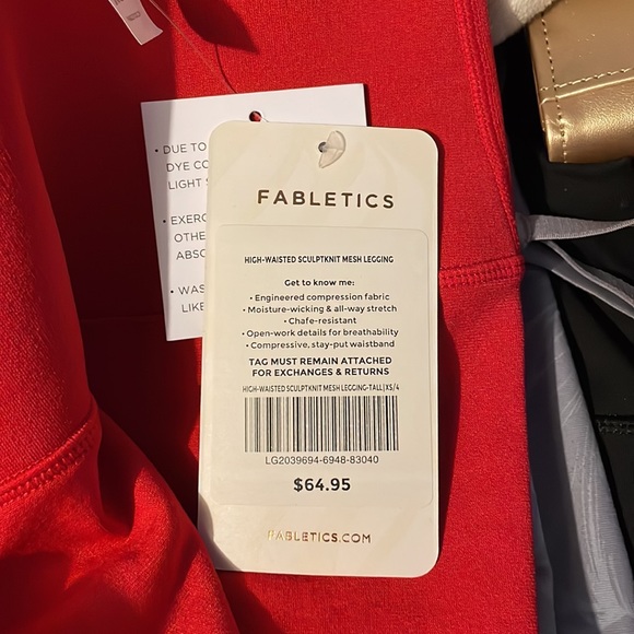 NWT Fabletics Leggings - Picture 5 of 5